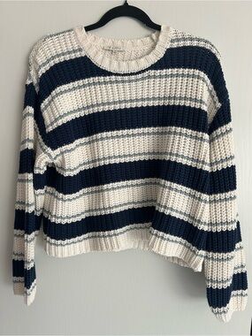 Z Supply Striped Knit Crewneck Sweater (NEVER BEEN WORN)